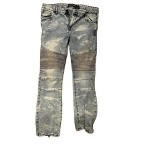 Legendary Status Slim Ribbed Distressed Jeans Mens 36x32